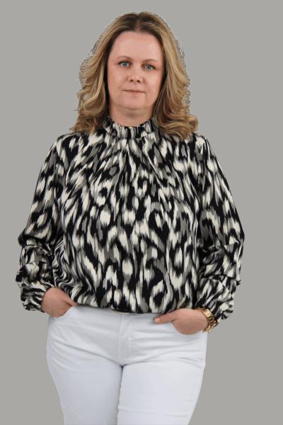 Fadenkäfer Papierschnittmuster Bluse Stella Damen